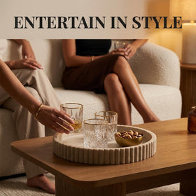 OAKOA durable resin tray designed for versatile display and light serving