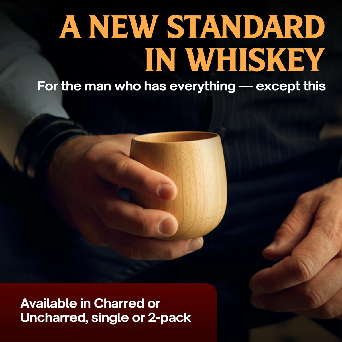 Oaksip gift-ready set with two glasses for a thoughtful whiskey gift