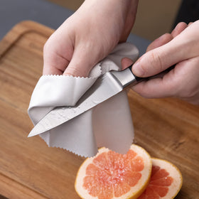 OAKSWARE paring knife compact size ideal for delicate trimming.