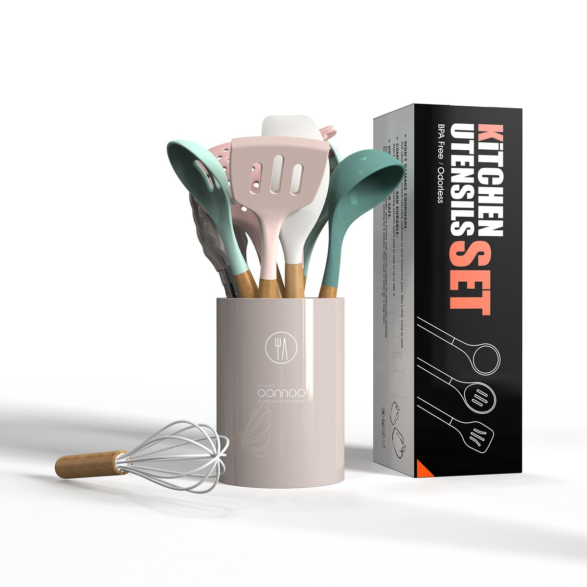 Oannao pasta server designed for serving al dente pasta easily.