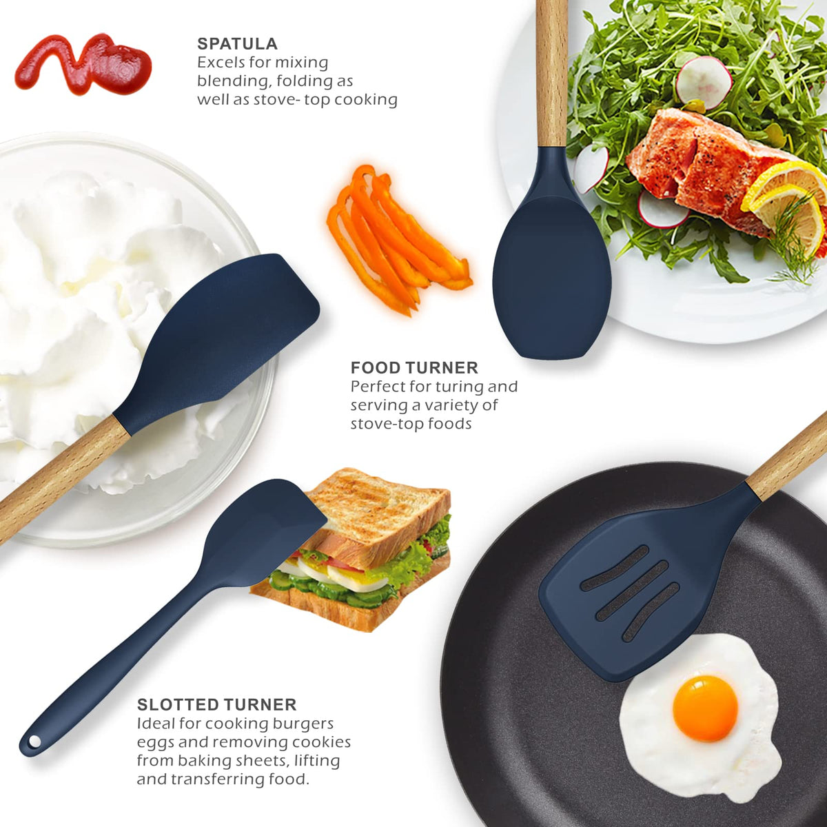 Oannao pasta server in silicone withstands heat for boiling pasta with ease