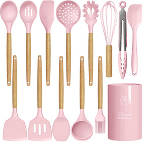 Oannao silicone spatula for smooth stirring and nonstick protection