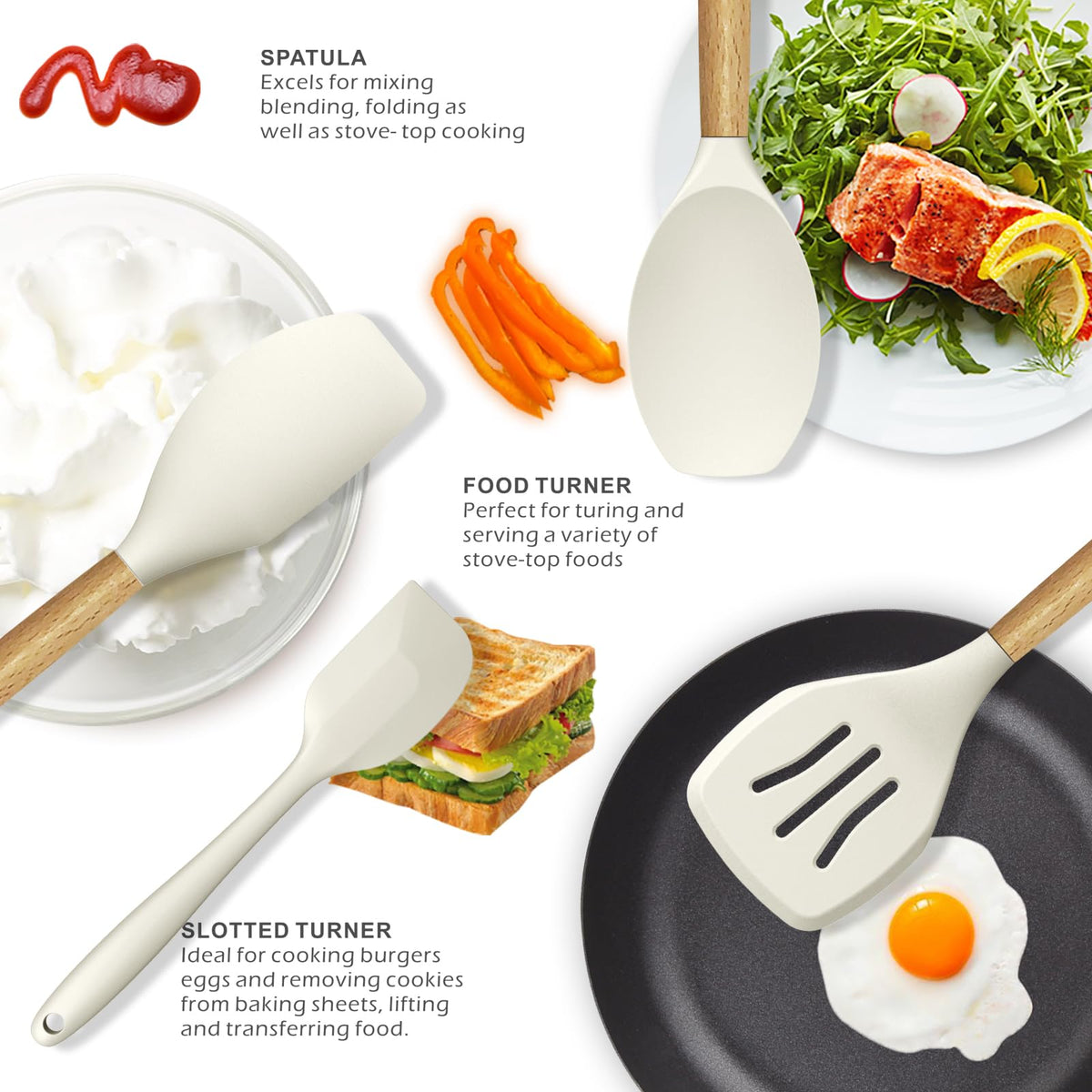 oannao silicone pasta server ready to toss pasta safely