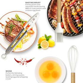 oannao cream white pasta server ideal for tossing pasta safely