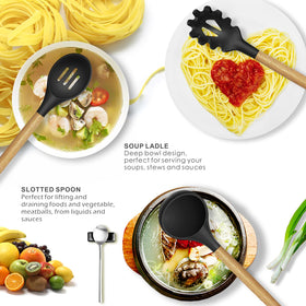 oannao ladle handles hot soups safely with a sturdy grip