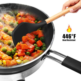 oannao reinforced-core utensils stay durable during heavy stirring
