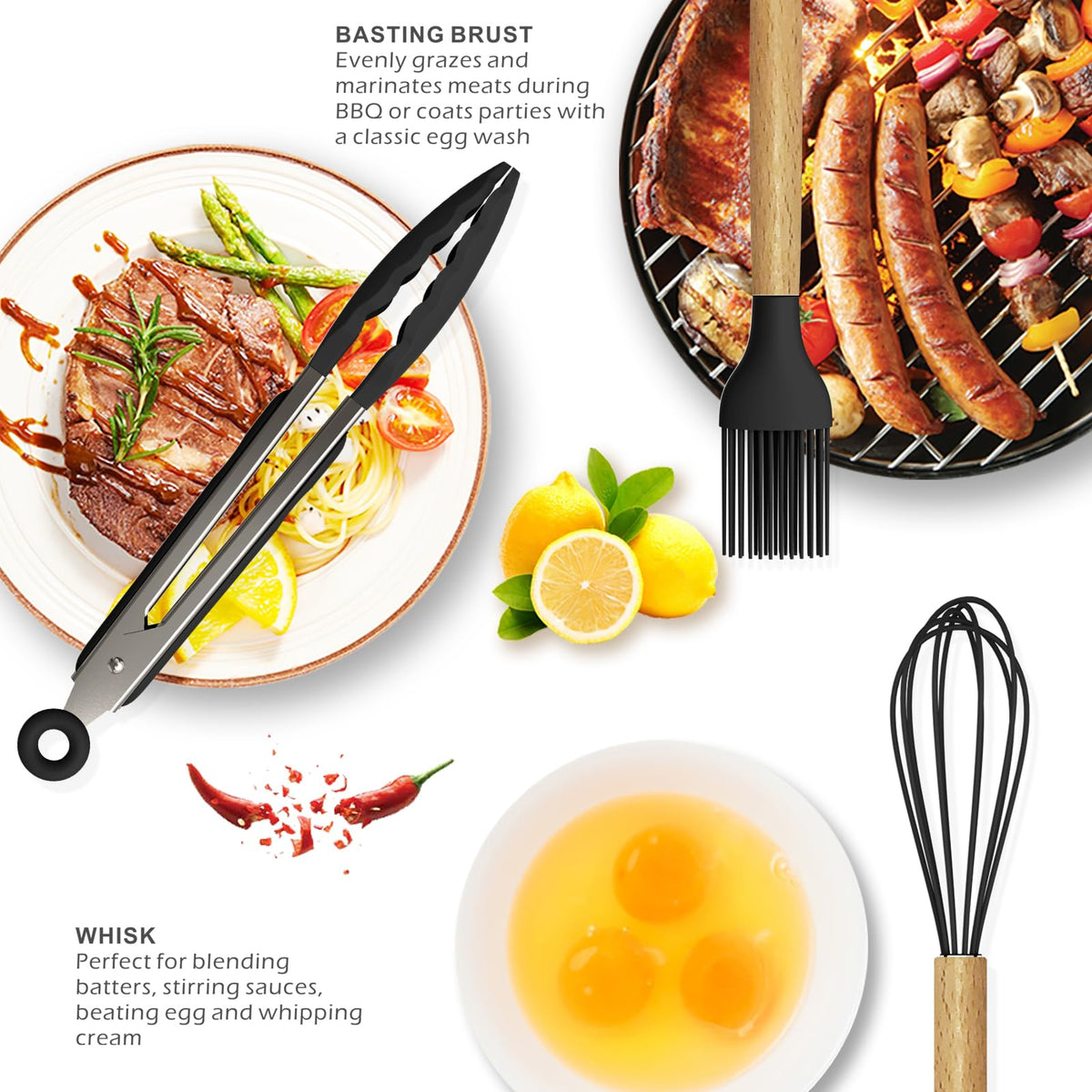 oannao slotted spoon drains liquids without splashes