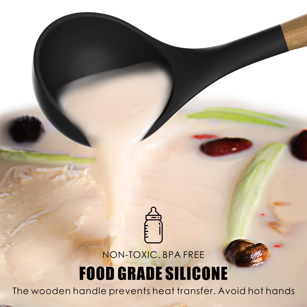 oannao tongs grip ingredients firmly during cooking and serving