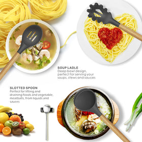 oannao silicone turner flips pancakes without scratching surfaces