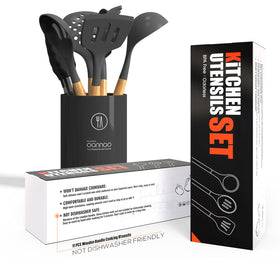 oannao silicone whisk blends batters with heat resistance