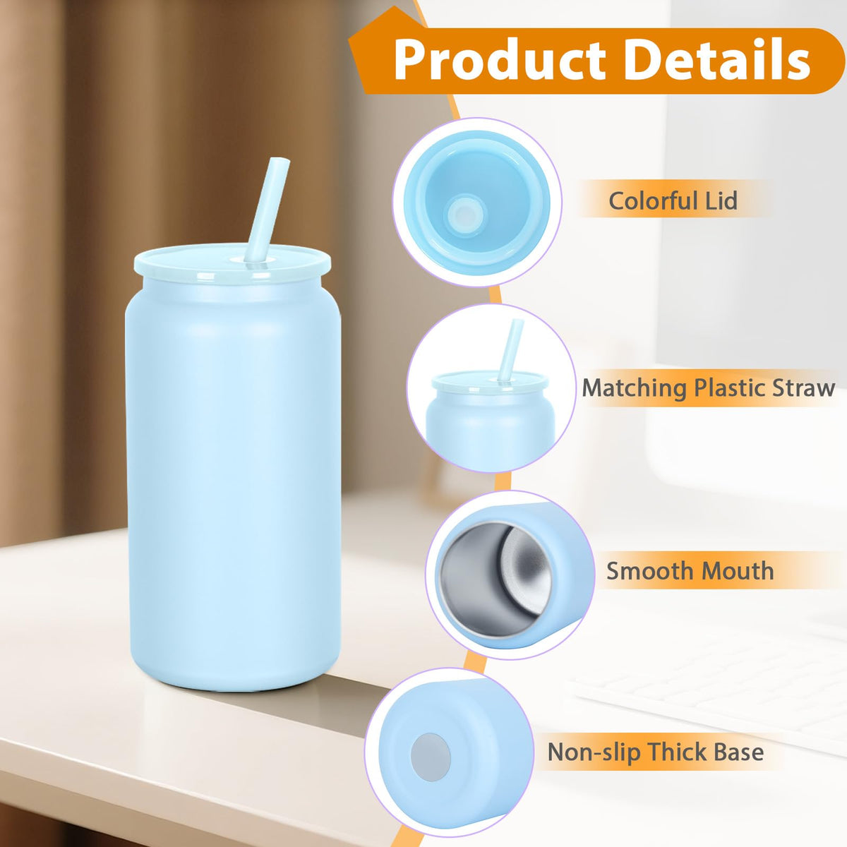 oaptuza powder-coated finish offers durable grip and vibrant color