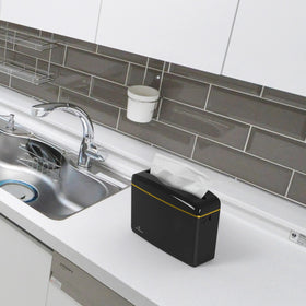 Oasis Creations in-use setup demonstrates single-sheet dispensing benefits