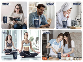 OASSIE BPA-free and easy to clean tumbler for daily use