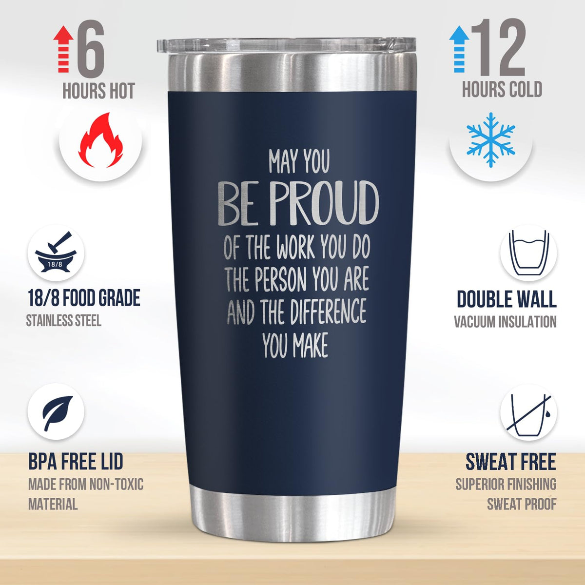 OASSIE Teacher appreciation gift tumbler suitable for daily gratitude