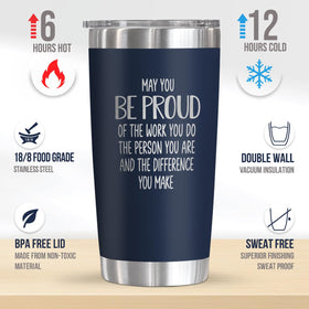OASSIE Teacher appreciation gift tumbler suitable for daily gratitude