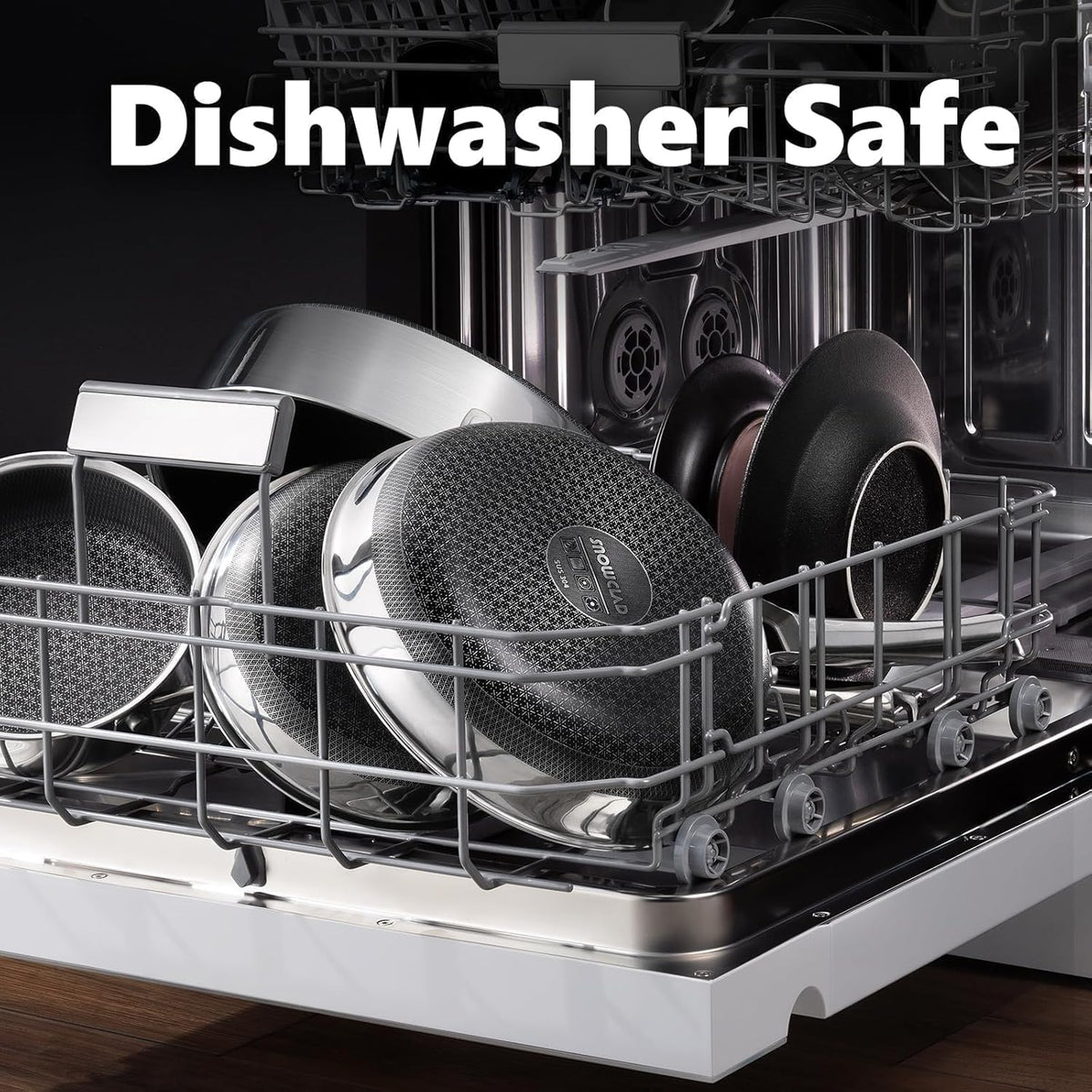 OATOFP dishwasher-safe and oven-safe pan for convenient versatility.