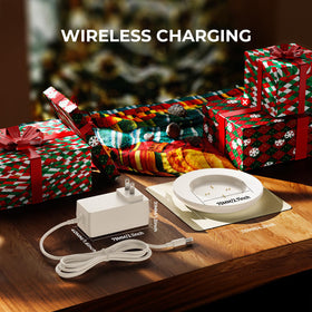 OatXtorpor mug power cord base in white for compact charging