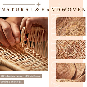 Oavostd handwoven bread basket adds rustic charm to a kitchen counter
