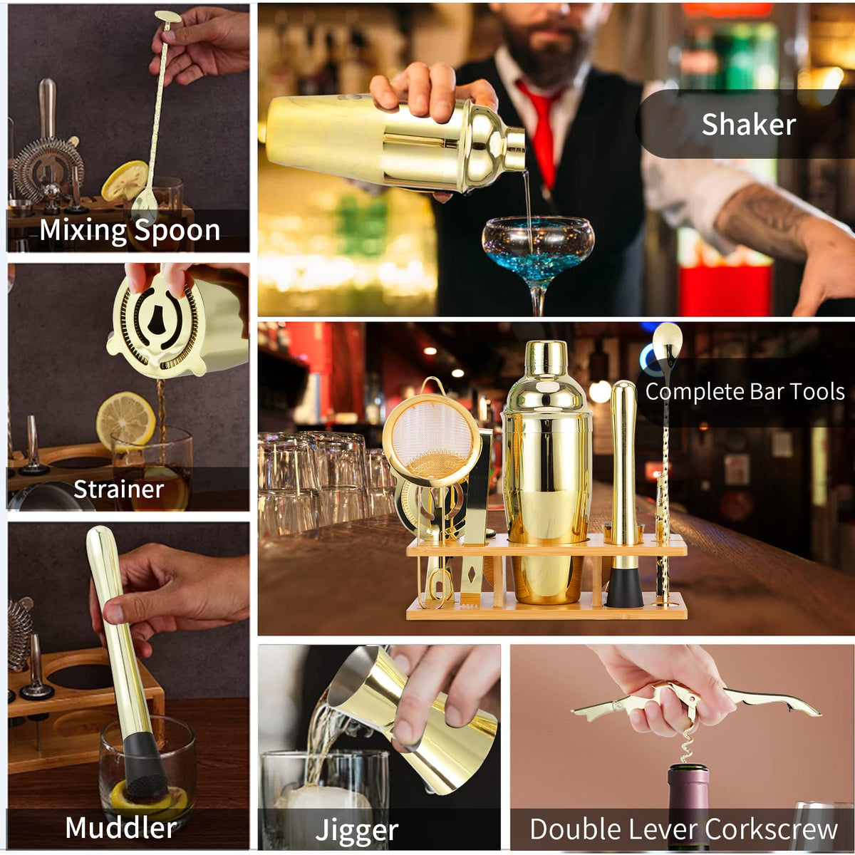 OBALY liquor pourers ready for controlled pouring and serving.