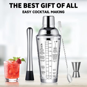 OBALY leak-proof lid enhances spill-free shaking on the go.