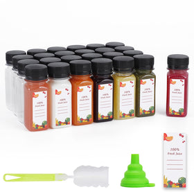 OBKJJ 2oz bottles with caps for portable, leak-free beverages.