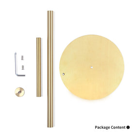 OBODING gold countertop paper towel holder modern aesthetic fits any space.