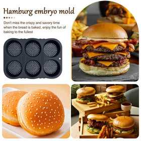 Obsoorth silicone bun mold with non-stick surface for easy release