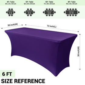 Obstal dark purple finish adds color and elegance to events