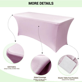 Obstal elastic leg pockets securing table legs for a clean look
