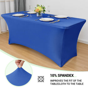 Obstal fitted two-pack tablecloth with a snug wrinkle-free finish