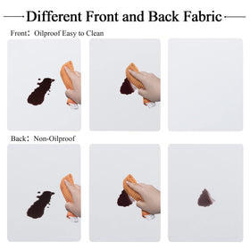 Obstal round table cloth fits 40-44 inch rounds, supporting versatile indoor use.