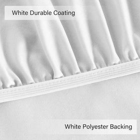 Obstal round table cloth has an easy wipe surface for fast cleanup.