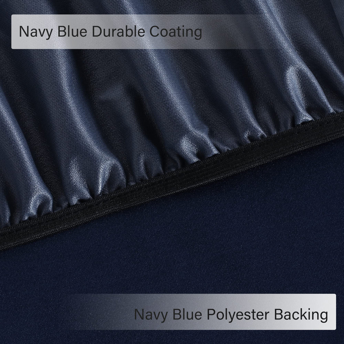 Obstal waterproof coating side demonstrates durable protection on top surface