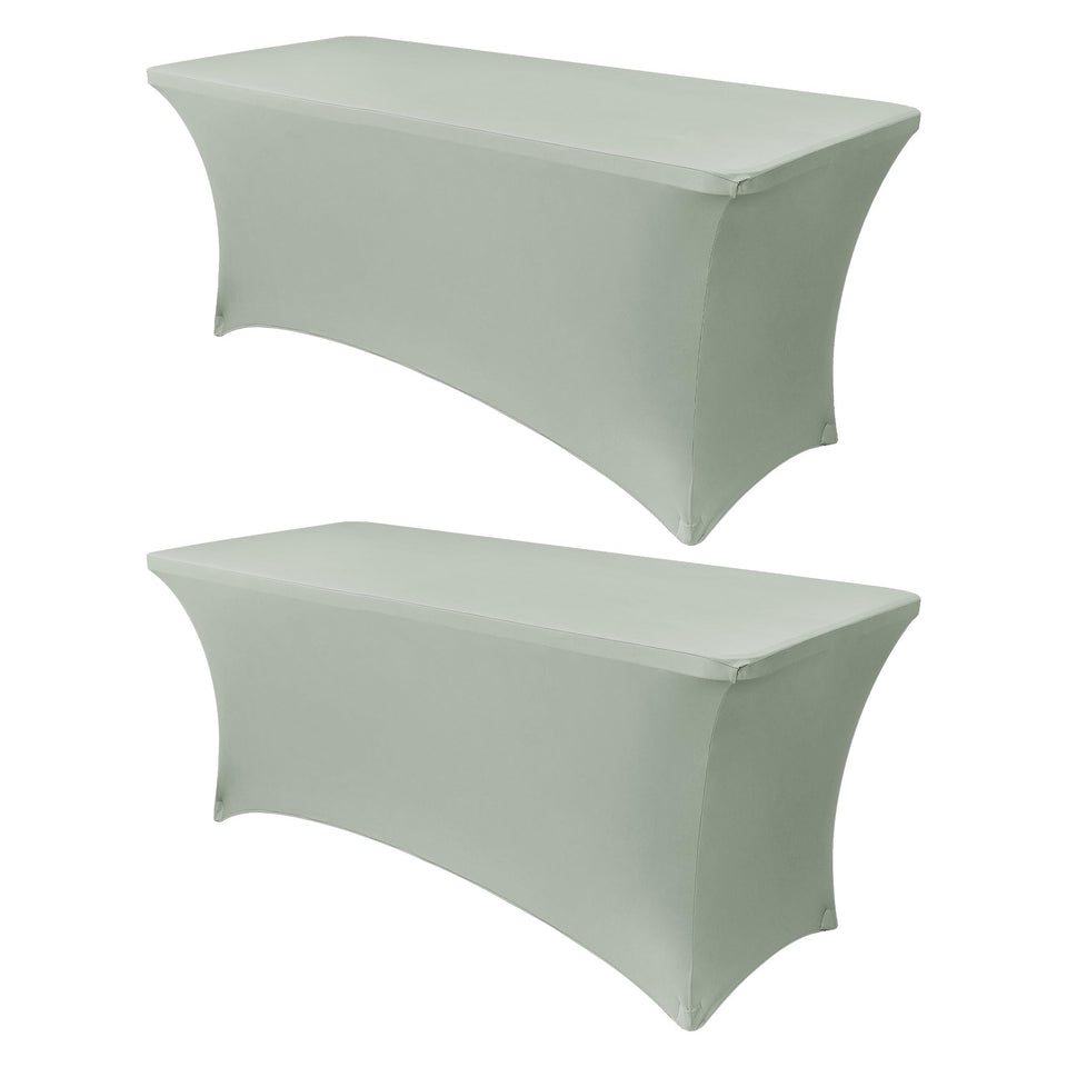 Obstal sage green tablecloth on banquet table for elegant events