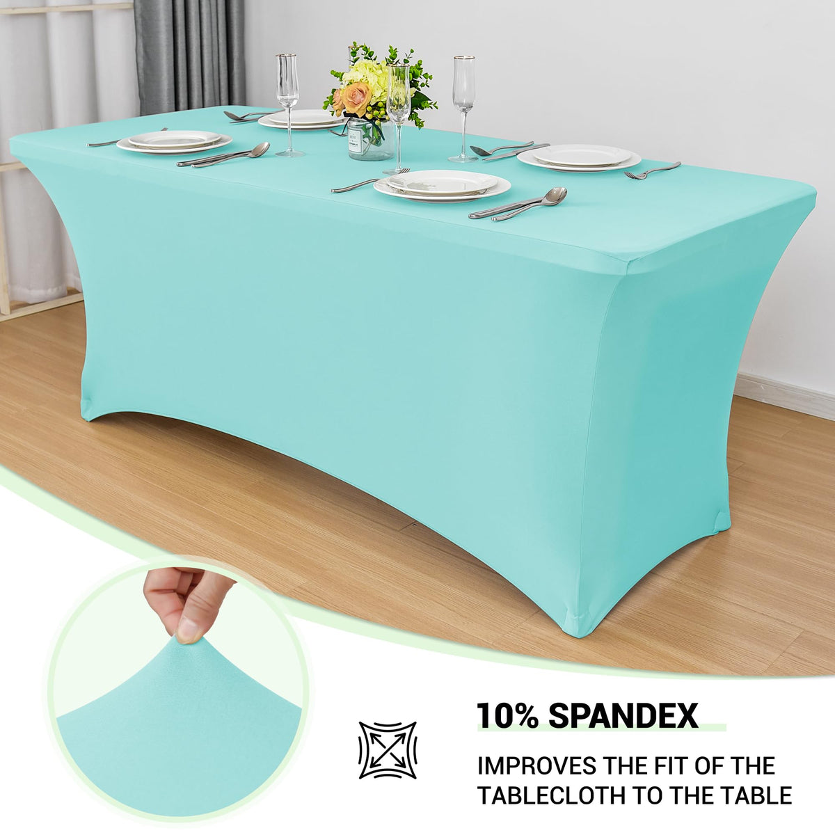 Obstal fabric close-up showing elasticity and smooth fit