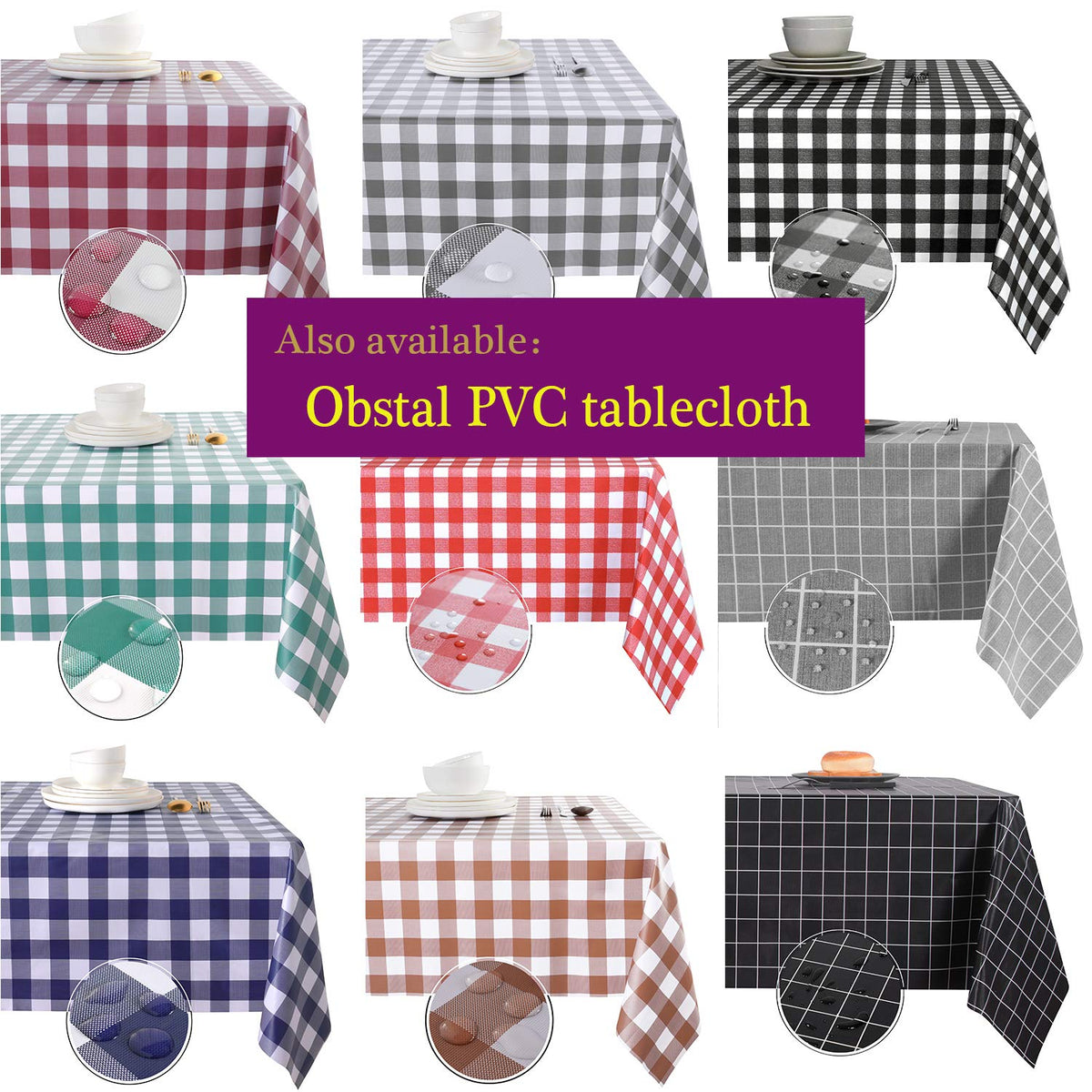 Obstal premium polyester fabric highlighting durability and style