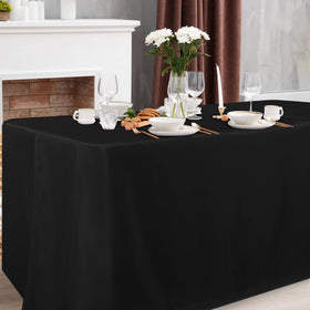 Obstal tablecloth close-up showing waterproof finish for spill protection.