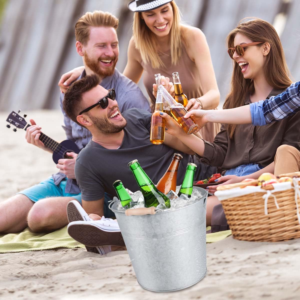 OBTANIM bar-ready ice pails help keep drinks cool at home or events