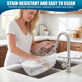 OBTANIM clear acrylic ice bucket adds bar-grade presentation to any setup