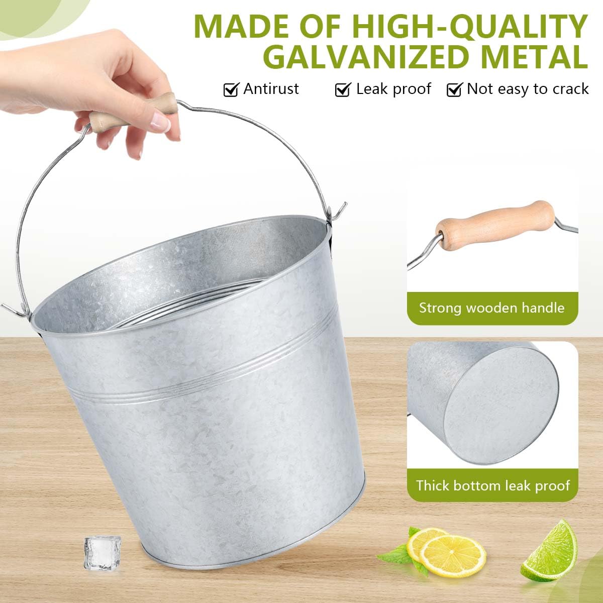 OBTANIM plant-decor buckets offer rustic charm for succulents and arrangements