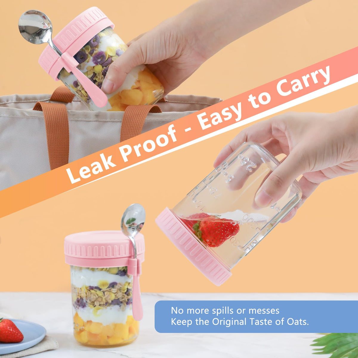 OcePor measurement markings help portion control at a glance.