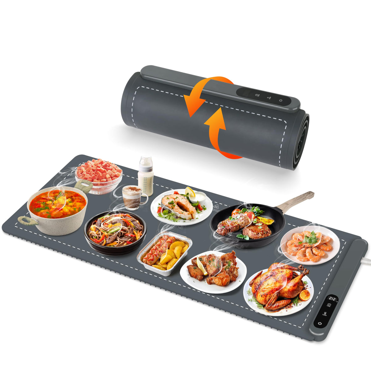 OcePor warming mat with full-surface heat for even warming.