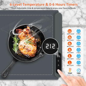 OcePor warming mat with six temperature levels for precise warming.
