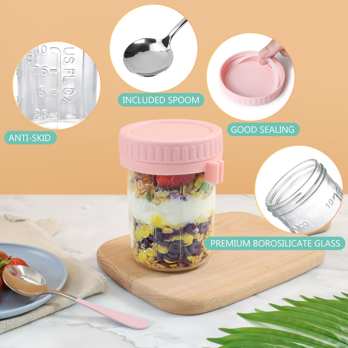 OcePor wide-mouth design makes filling and cleaning quick.