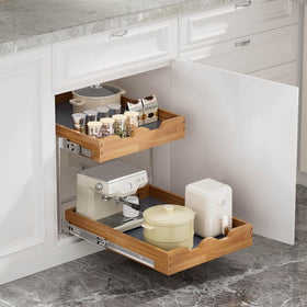 OCG independently sliding drawers enable quick access to stored items.