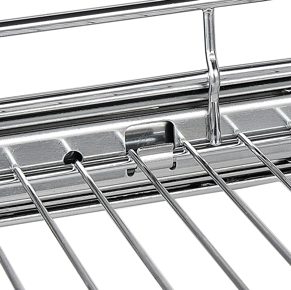 OCG pull-out cabinet organizer includes hardware and guide for quick setup.