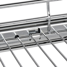 OCG pull-out cabinet organizer includes hardware and guide for quick setup.