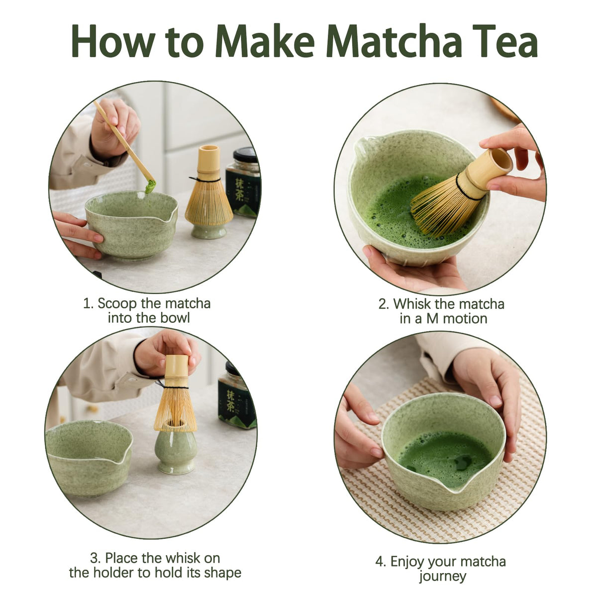 Ochcahser glazed interior tea bowl simplifies cleaning and preserves aesthetics.