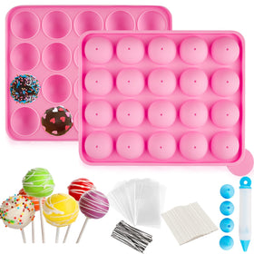 Ocmoiy cake pop mold 20 cavities with easy release for uniform pops.