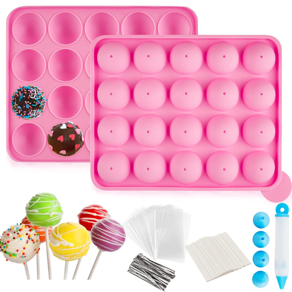 Ocmoiy cake pop mold 20 cavities with easy release for uniform pops.